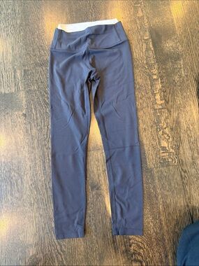 Splits59 Navy Leggings with White Waistband